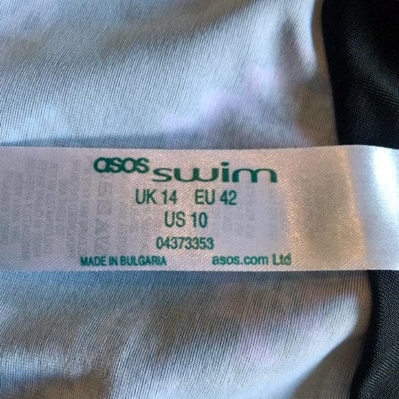 NWOT ASOS Swim bottoms size 10 - Picture 4 of 4